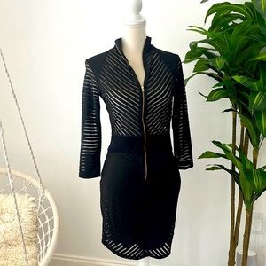 Fashion Nova Fit See Thru Dress